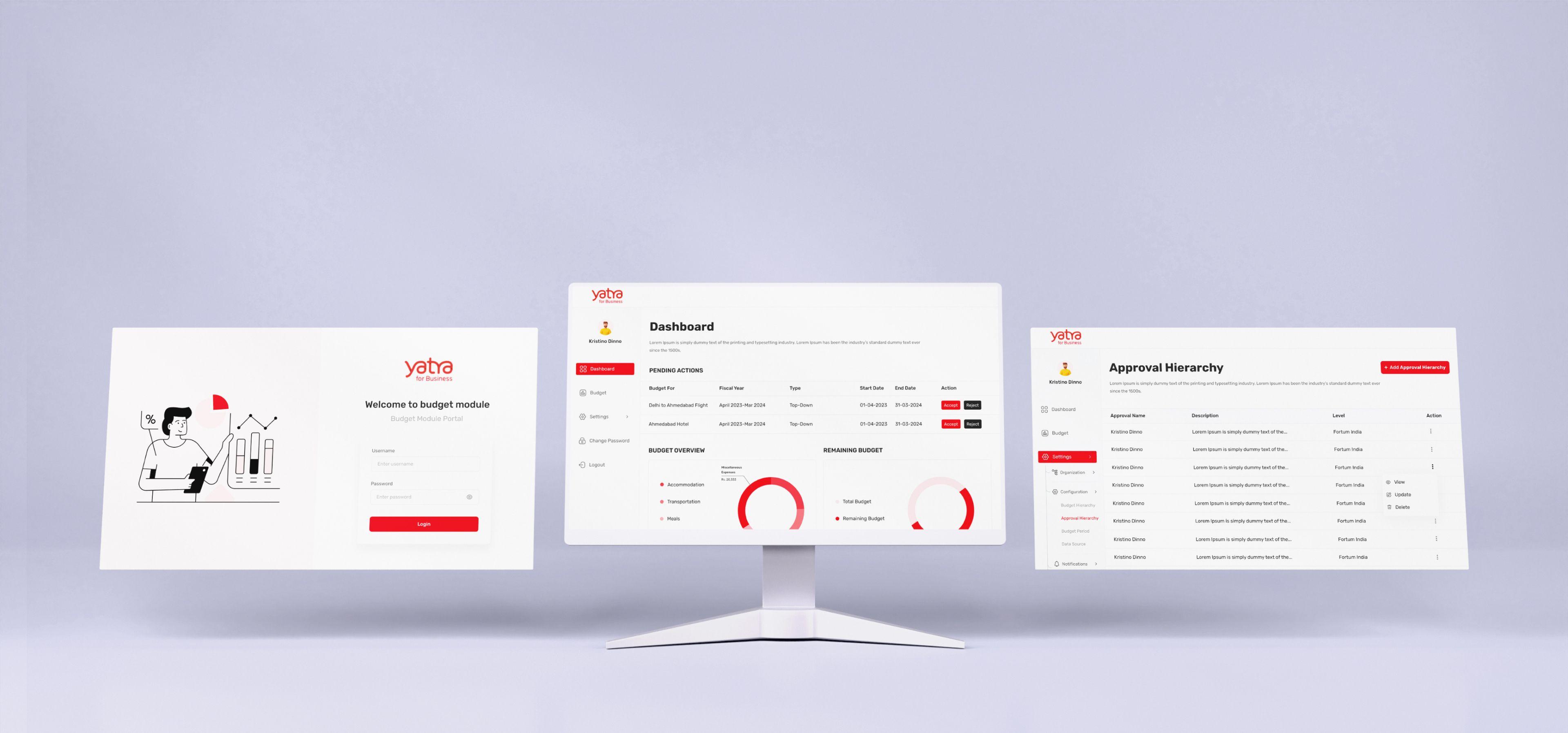 Yatra Budget Software Development